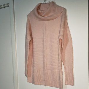 Oversized Cozy Knit Cowl-Neck Long-Sleeve Warm Top